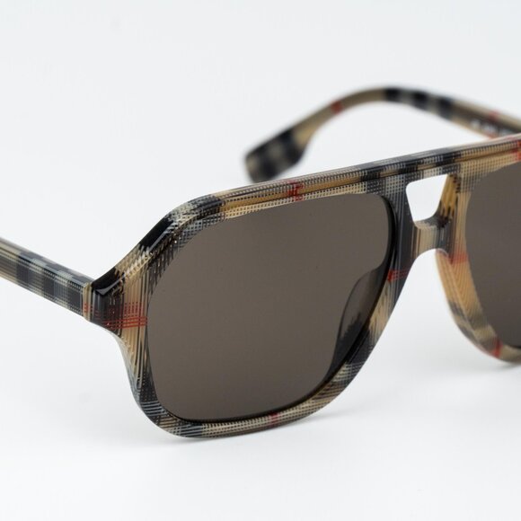 Burberry KIDS Sunglasses Vintage Brown Pilot JB4340 377873 NEW AUTHENTIC - Picture 7 of 12